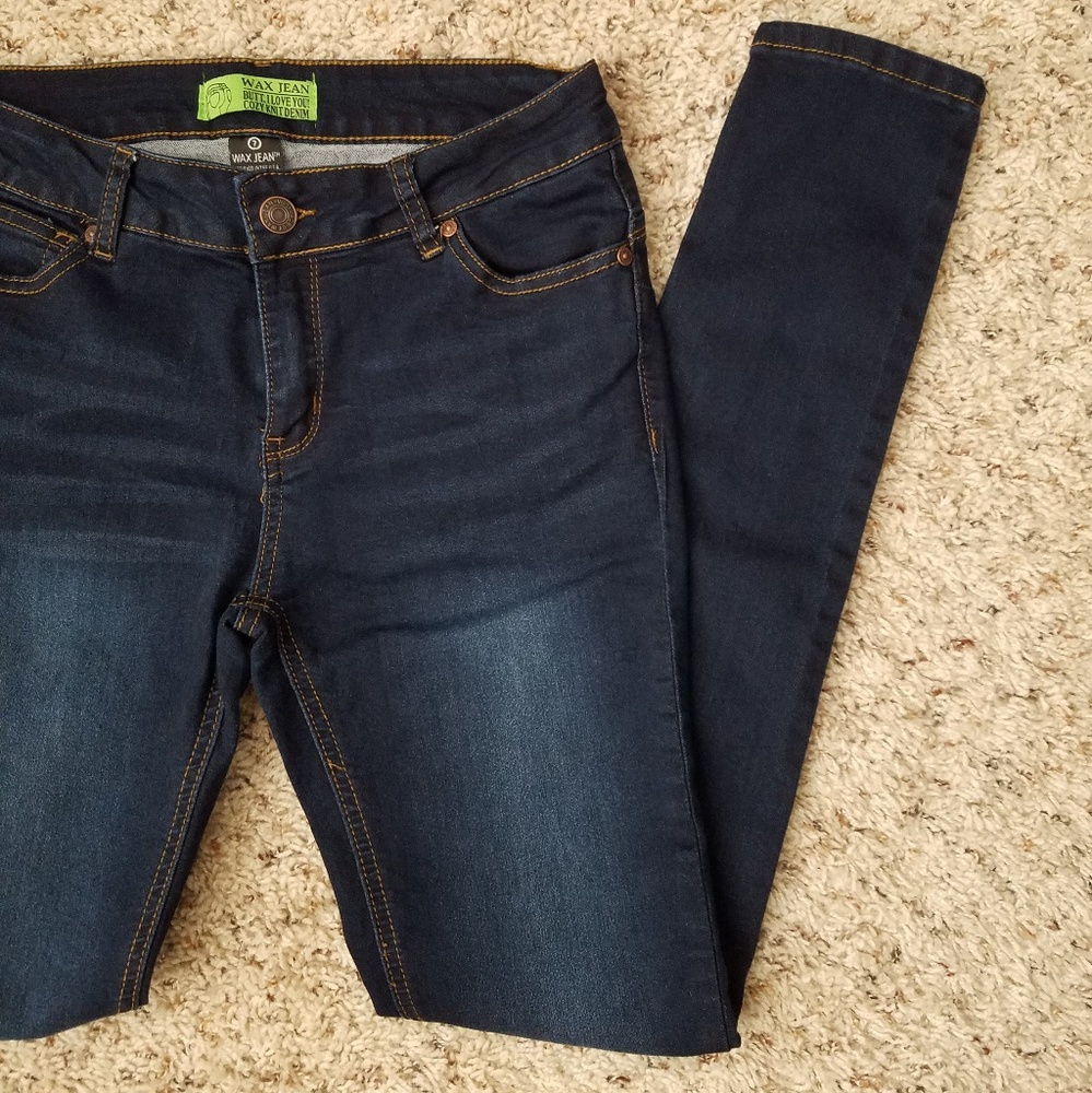 Wax Jean Denim Skinny Jeans